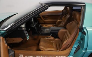 Chevrolet-Corvette-1991-Turquoise-Metallic-Cognac-2