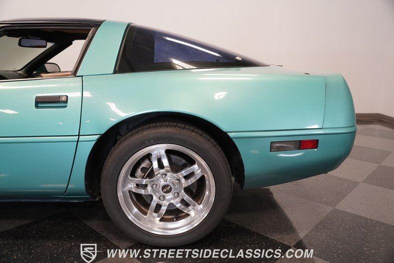Chevrolet-Corvette-1991-Turquoise-Metallic-Cognac-21