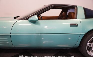 Chevrolet-Corvette-1991-Turquoise-Metallic-Cognac-23