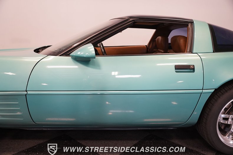 Chevrolet-Corvette-1991-Turquoise-Metallic-Cognac-23