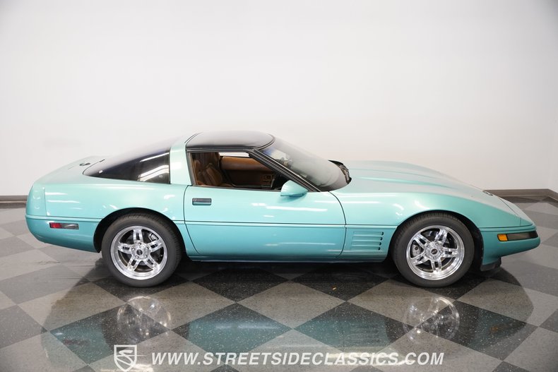 Chevrolet-Corvette-1991-Turquoise-Metallic-Cognac-29