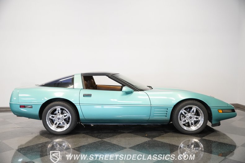 Chevrolet-Corvette-1991-Turquoise-Metallic-Cognac-30