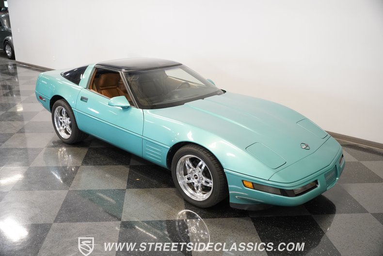 Chevrolet-Corvette-1991-Turquoise-Metallic-Cognac-32