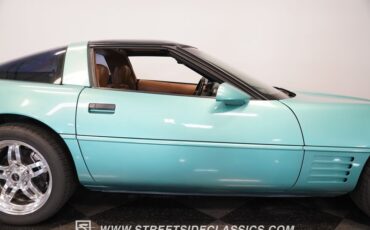 Chevrolet-Corvette-1991-Turquoise-Metallic-Cognac-35