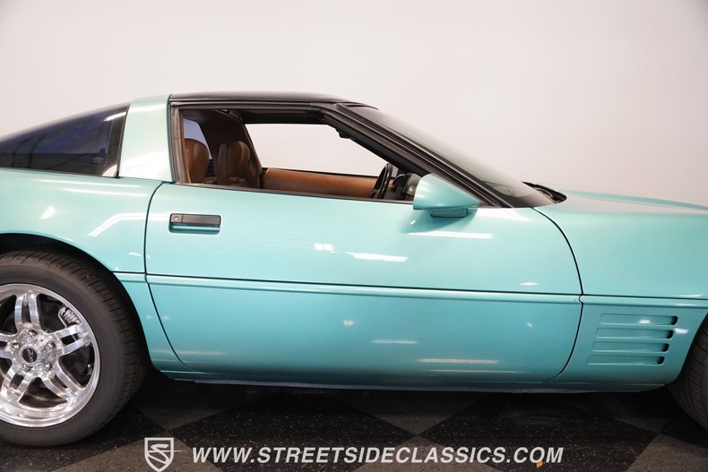 Chevrolet-Corvette-1991-Turquoise-Metallic-Cognac-35