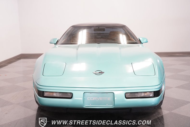 Chevrolet-Corvette-1991-Turquoise-Metallic-Cognac-4