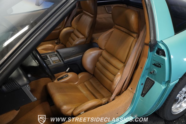 Chevrolet-Corvette-1991-Turquoise-Metallic-Cognac-41
