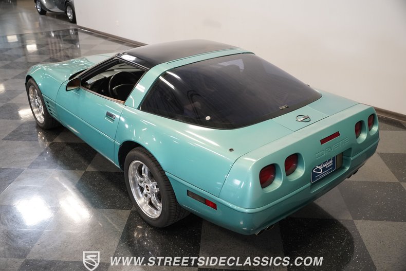 Chevrolet-Corvette-1991-Turquoise-Metallic-Cognac-6
