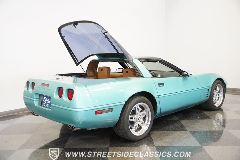 Chevrolet-Corvette-1991-Turquoise-Metallic-Cognac-9