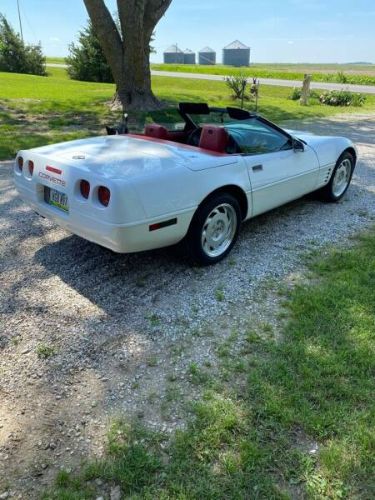 Chevrolet-Corvette-1991-White-Red-Cloth-7