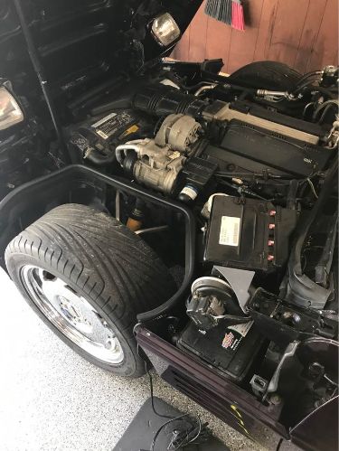 Chevrolet-Corvette-1993-Black-Rose-Metallic-Gray-1