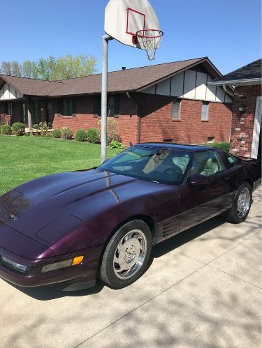 Chevrolet-Corvette-1993-Black-Rose-Metallic-Gray