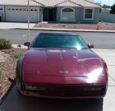 Chevrolet-Corvette-1993-Maroon-Leather