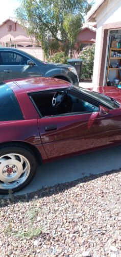 Chevrolet-Corvette-1993-Maroon-Leather-4