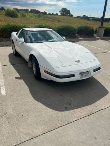 Chevrolet-Corvette-1993-White-Gray