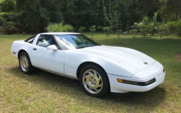 Chevrolet-Corvette-1995-White-Black