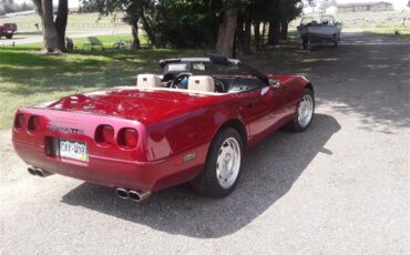 Chevrolet-Corvette-c4-1992-Burgundy-Tan-2