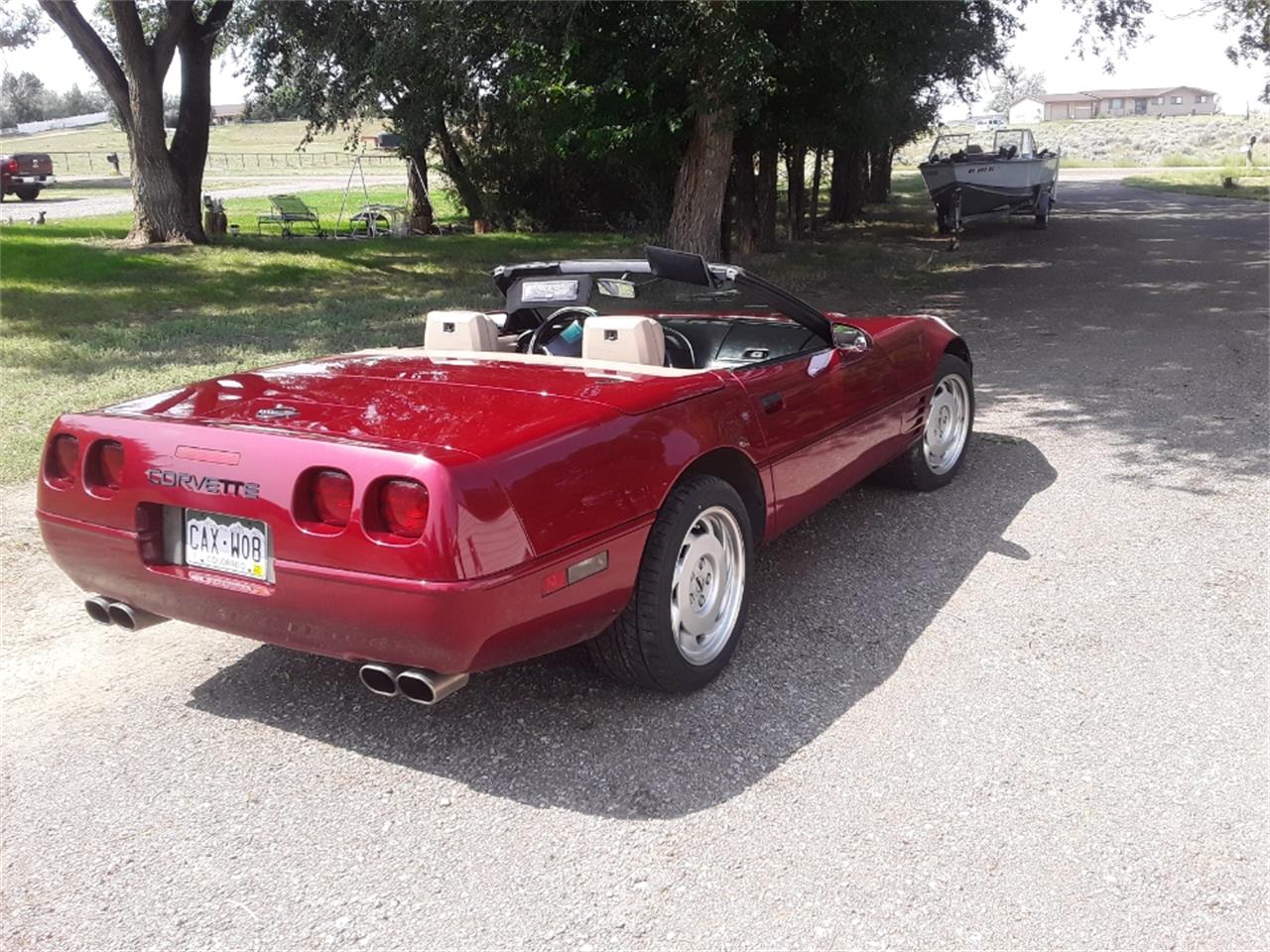 Chevrolet-Corvette-c4-1992-Burgundy-Tan-2