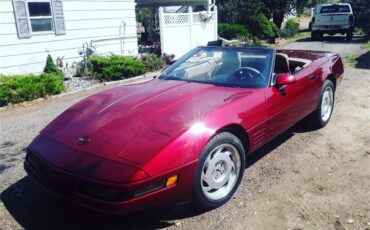 Chevrolet-Corvette-c4-1992-Burgundy-Tan