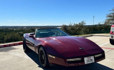 Chevrolet-Corvette-convertible-1990-red-1