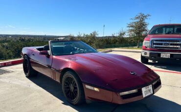 Chevrolet-Corvette-convertible-1990-red