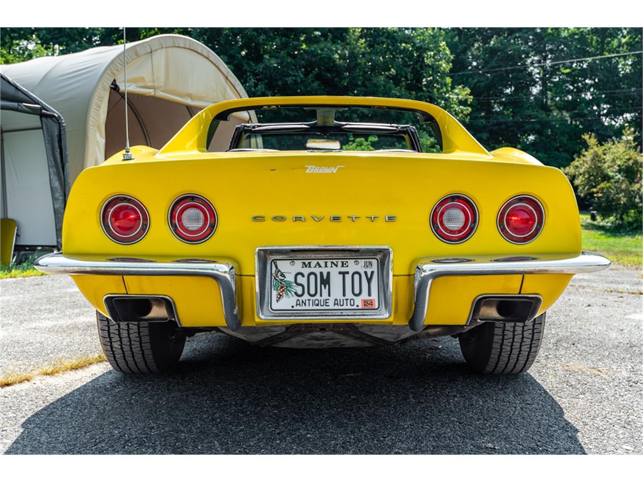 Chevrolet-Corvette-stingray-1971-Sunflower-Yellow-Black-14