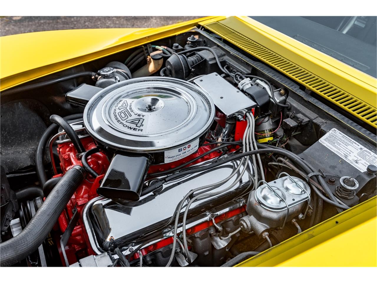 Chevrolet-Corvette-stingray-1971-Sunflower-Yellow-Black-67