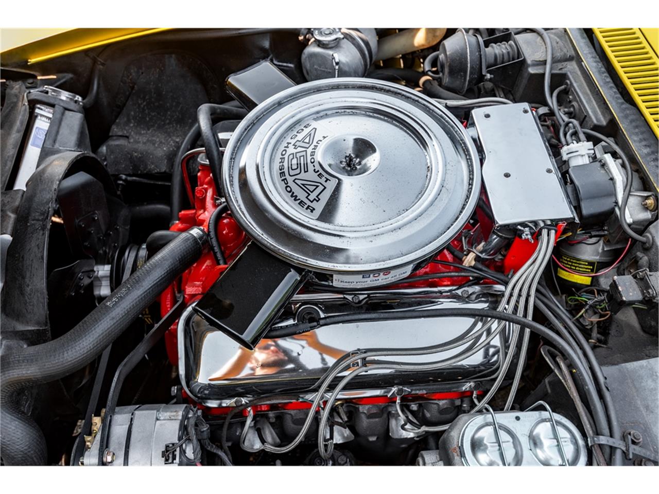 Chevrolet-Corvette-stingray-1971-Sunflower-Yellow-Black-68