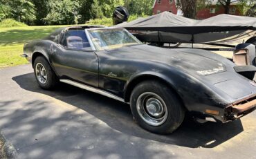 Chevrolet-Corvette-stingray-1973-Black-Tan