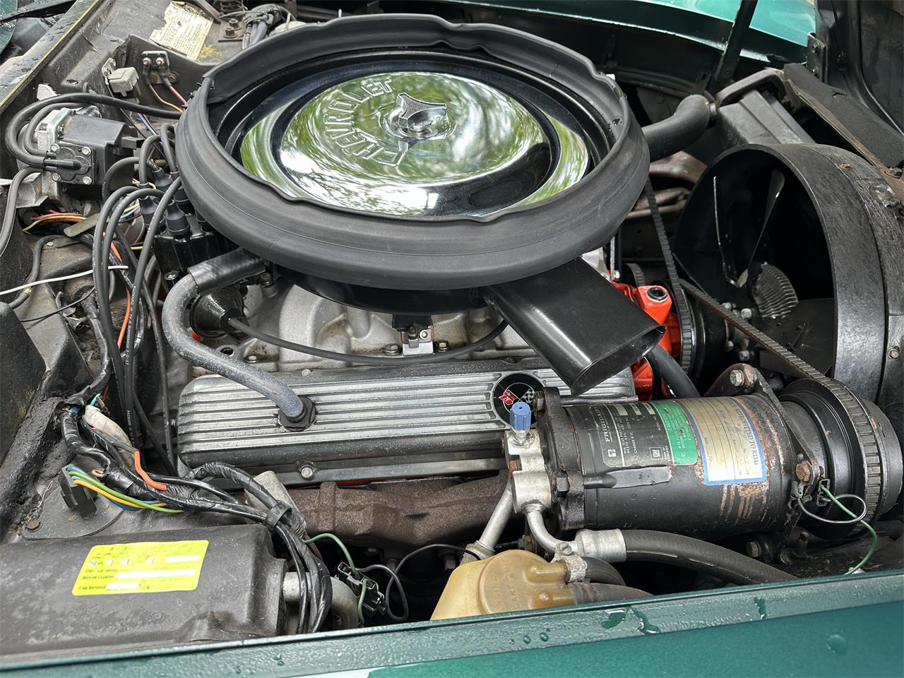 Chevrolet-Corvette-stingray-1973-Bluegreen-Saddle-16