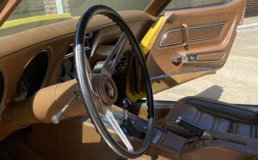 Chevrolet-Corvette-stingray-1973-Yellow-Dark-Saddle-Leather-14