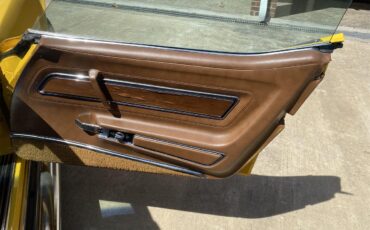 Chevrolet-Corvette-stingray-1973-Yellow-Dark-Saddle-Leather-17
