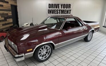 Chevrolet-El-camino-1983-Burgundy-Metallic-Carmine-Red-1
