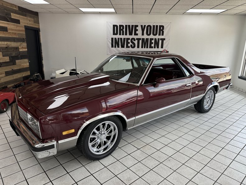 Chevrolet-El-camino-1983-Burgundy-Metallic-Carmine-Red-1