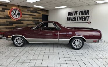 Chevrolet-El-camino-1983-Burgundy-Metallic-Carmine-Red