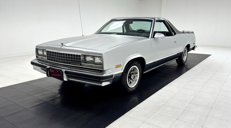 Chevrolet-El-camino-1987-Silver-Gray