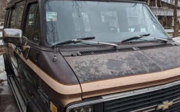 Chevrolet-G20-van-1984-brown-1