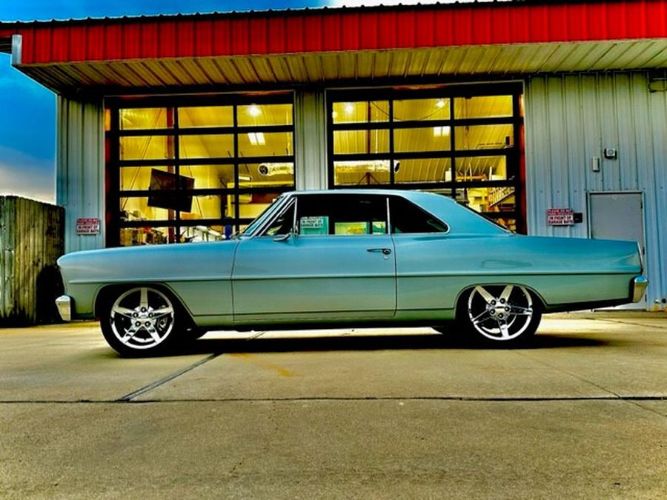Chevrolet-Ii-1966-Gray-Black-Leather