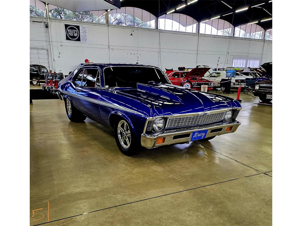 Chevrolet-Ii-nova-1972-Electric-blue-Black-on-black-28