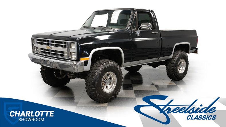 Chevrolet-K10-1985-Black-Black-38