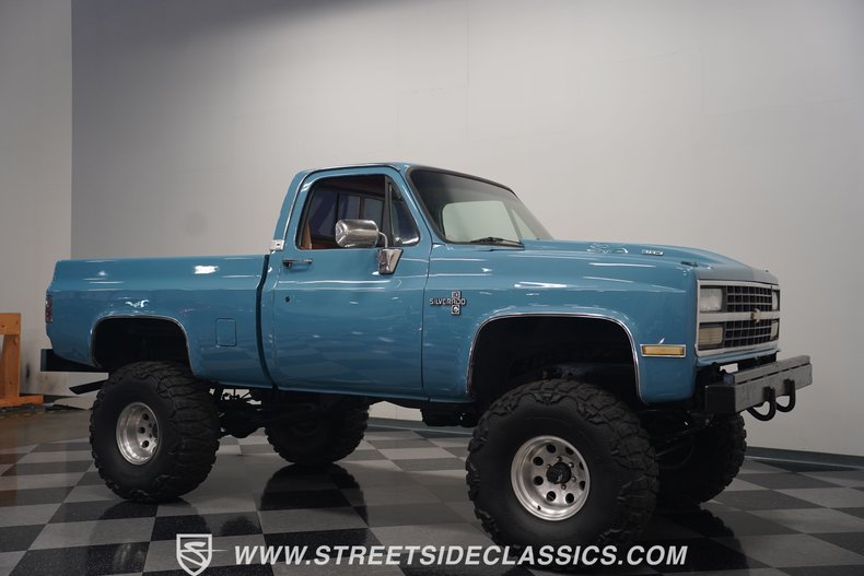 Chevrolet-K10-1987-Blue-Brown-10