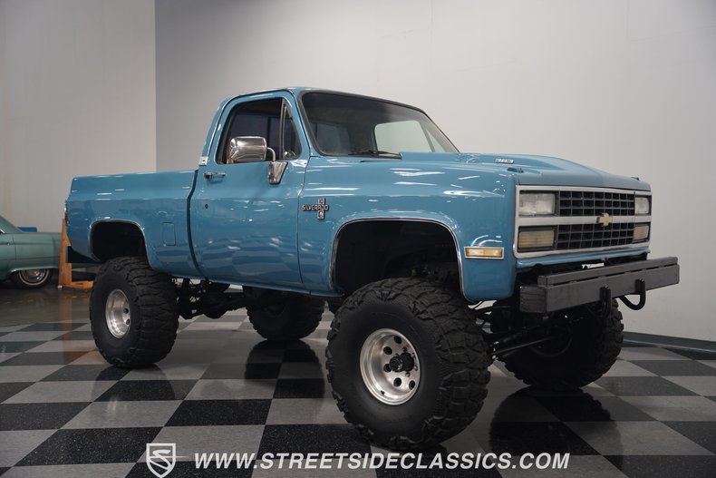 Chevrolet-K10-1987-Blue-Brown-11