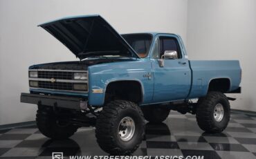 Chevrolet-K10-1987-Blue-Brown-14