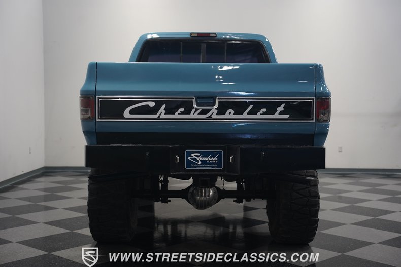 Chevrolet-K10-1987-Blue-Brown-33