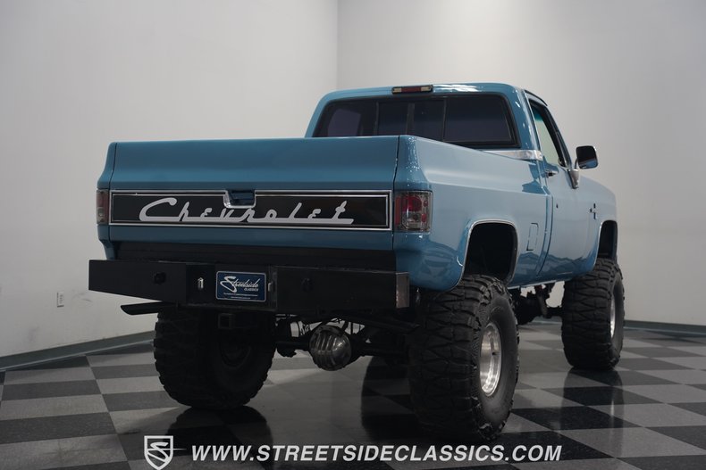 Chevrolet-K10-1987-Blue-Brown-34