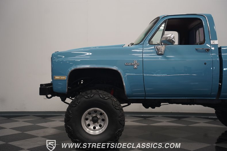 Chevrolet-K10-1987-Blue-Brown-42