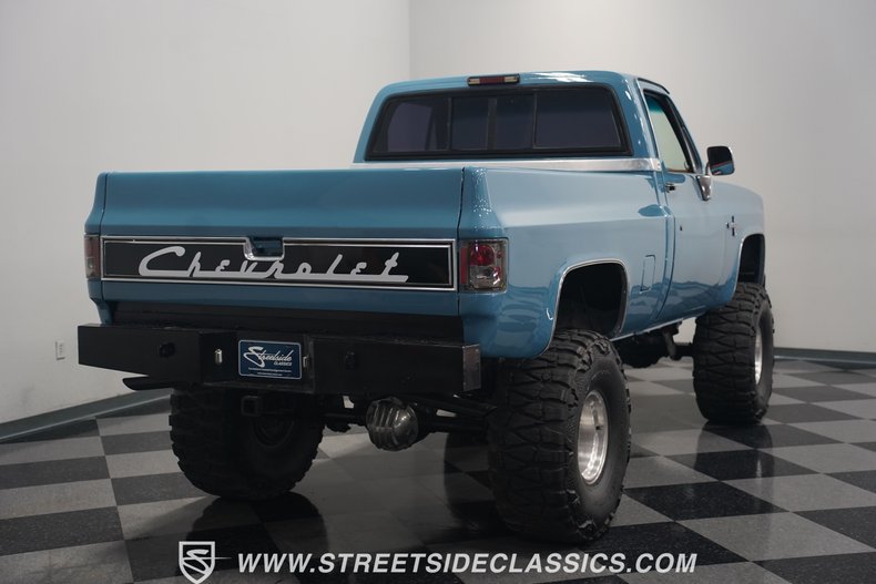 Chevrolet-K10-1987-Blue-Brown-45