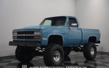 Chevrolet-K10-1987-Blue-Brown-6
