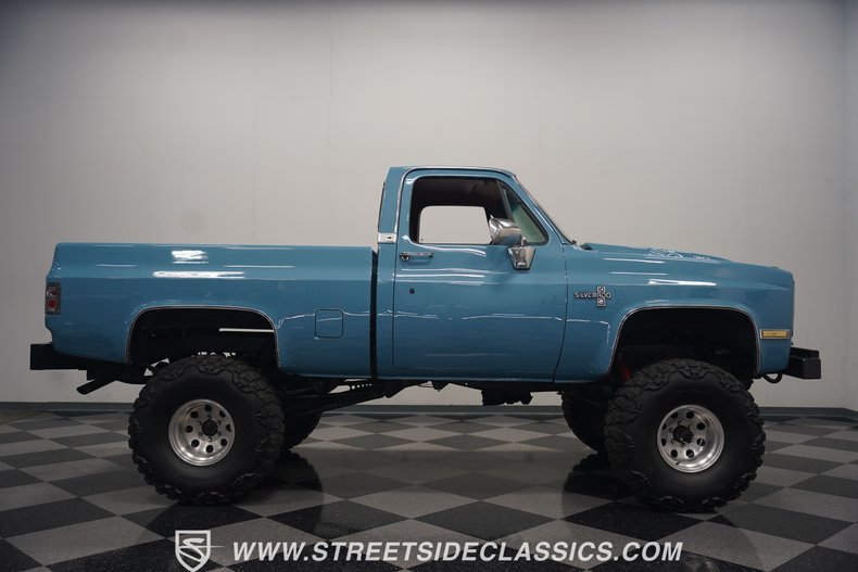 Chevrolet-K10-1987-Blue-Brown-9