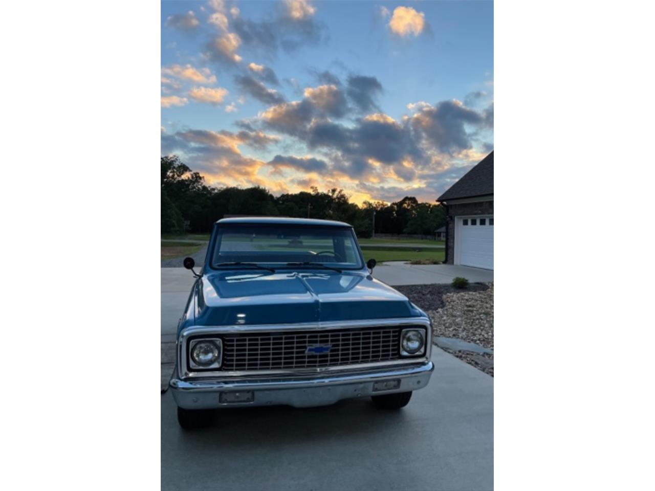 Chevrolet-Pickup-1971-Blue-Blue-1